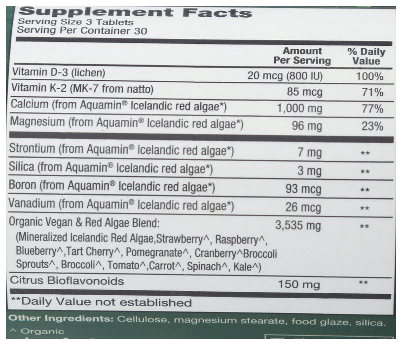 Algae Based Calcium, 1000 mg, 90vtab