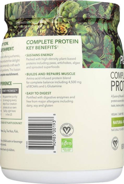 Complete Natural Protein, Plant Based, 15 serv/14.82 oz