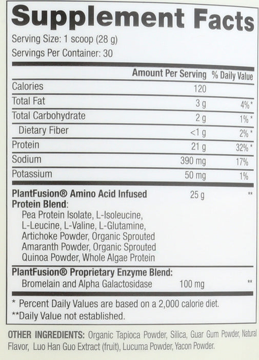 Complete Natural Protein, Plant Based, 30 serv/29.63 oz