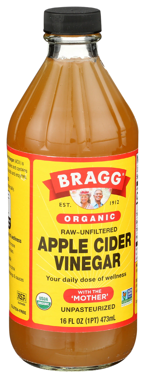 Apple Cider Vinegar with Mother, Raw Org, 16 floz