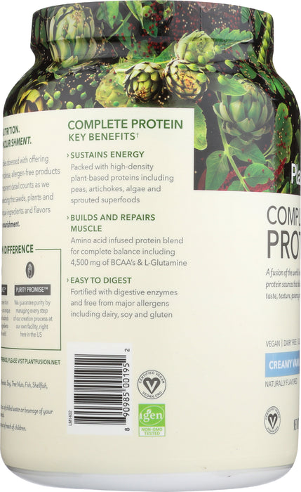 Complete Vanilla Protein, Plant Based, 30 serv/31.75 oz