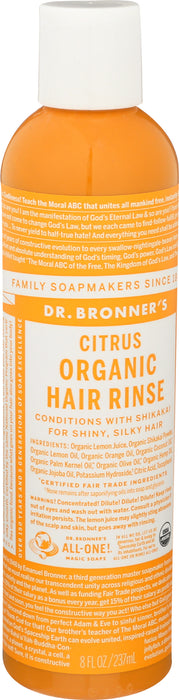 Hair Conditioning Rinse, Citrus, 8 floz