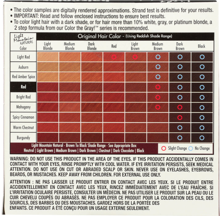 Henna Hair Color, Red, 4 oz