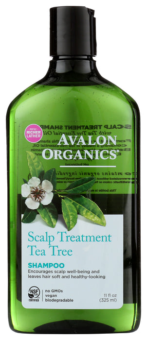 Scalp Treatment Shampoo, Tea Tree, 11 floz