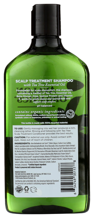 Scalp Treatment Shampoo, Tea Tree, 11 floz