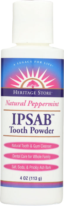 IPSAB Tooth Powder, Peppermint, 4 oz