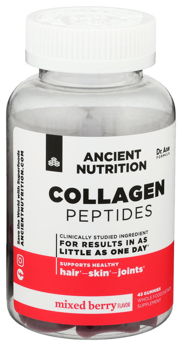 Collagen Peptides Gummies, Mixed Berry, 45 gummy