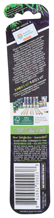 Bamboo Toothbrush, Medium, 1 ct