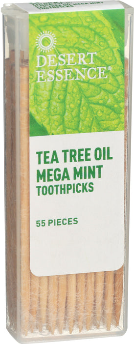 Toothpick, Tea Tree Oil Megamint, 55 ct