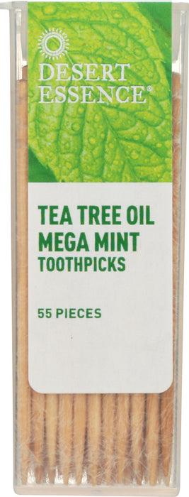 Toothpick, Tea Tree Oil Megamint, 55 ct