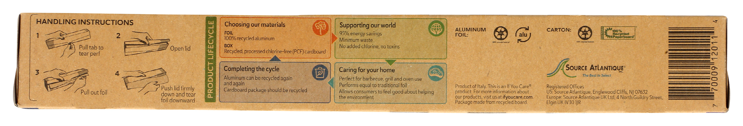 Aluminium Foil, Recycled, 50 SqFt