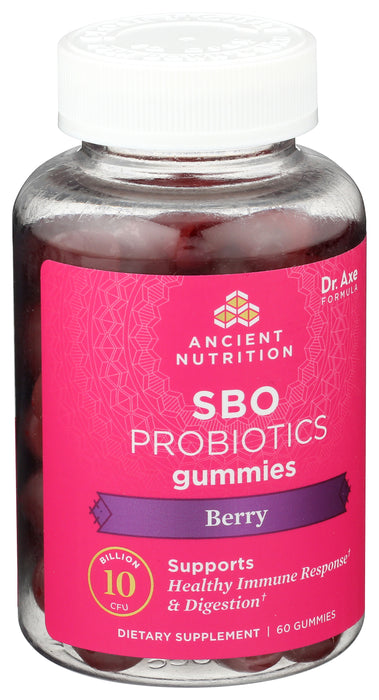 SBO Probiotics Gummies 10B, Berry, 60 gummy