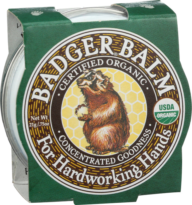 Badger Balm Tin, Org, 0.75 oz