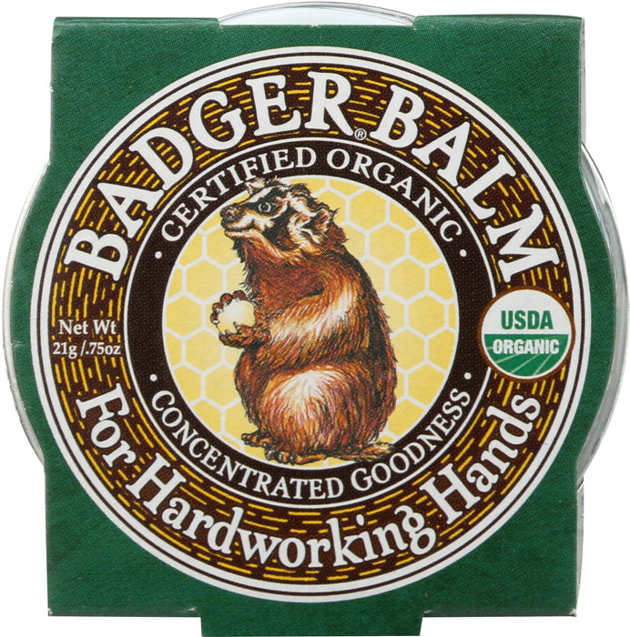 Badger Balm Tin, Org, 0.75 oz