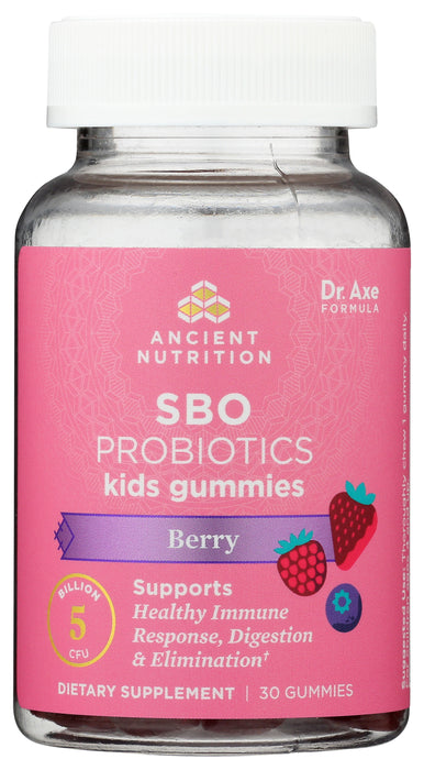 SBO Probiotics Kids Gummies 5B, Berry, 30 gummy