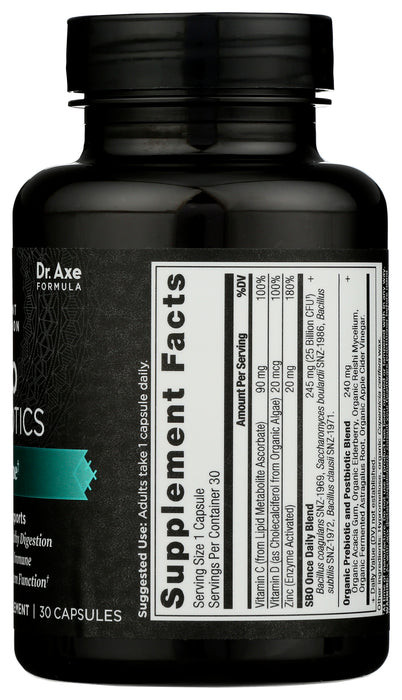 SBO Probiotics Once Daily, Immune, 30 cap