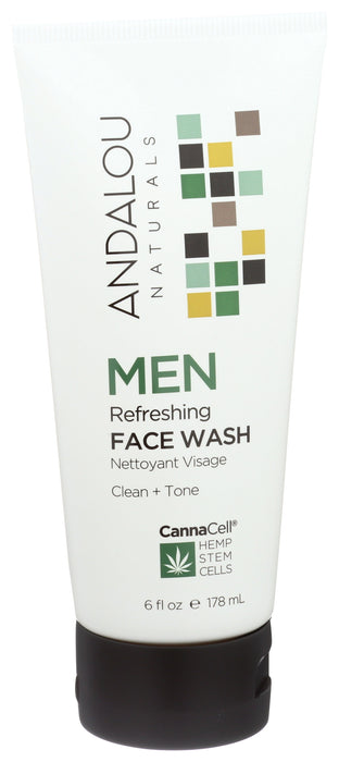 CannaCell, Men, Face Wash, Refreshing, 6oz