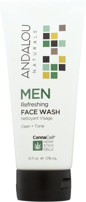 CannaCell, Men, Face Wash, Refreshing, 6oz