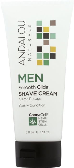 CannaCell, Men, Shave Cream Smooth Glide, 6 oz