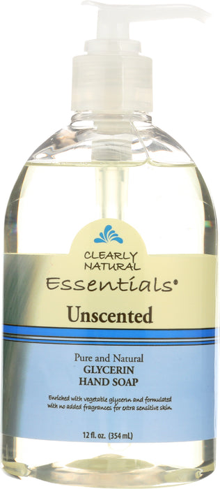 Liquid Hand Soap, Unscented, 12 oz