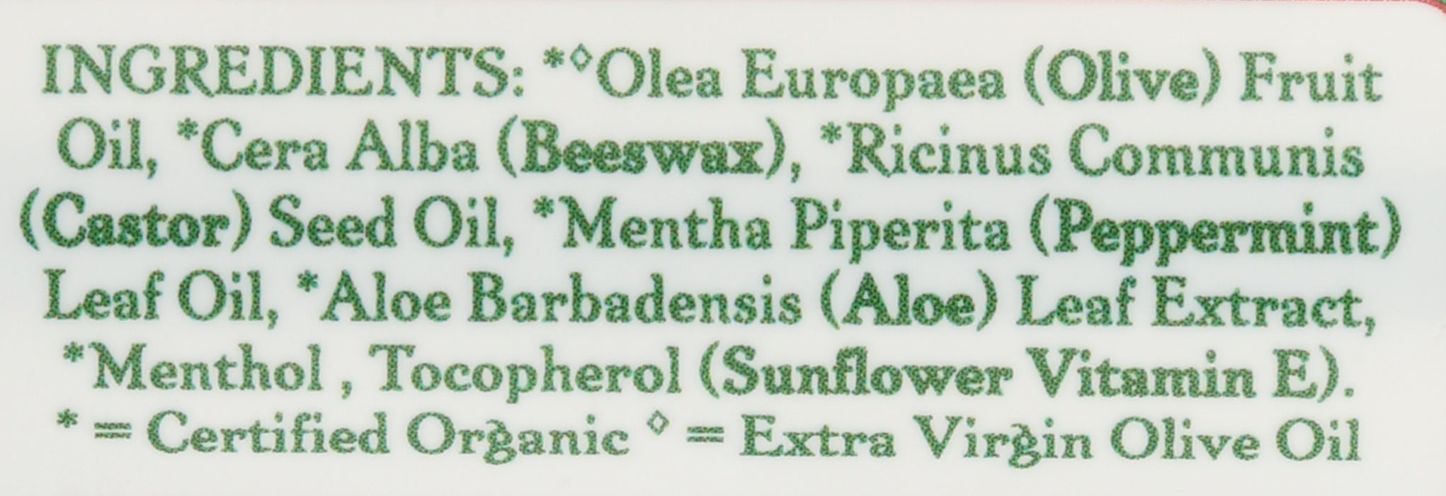 Peppermint Stick Jumbo Lip Balm Stick, Org, 0.6 oz