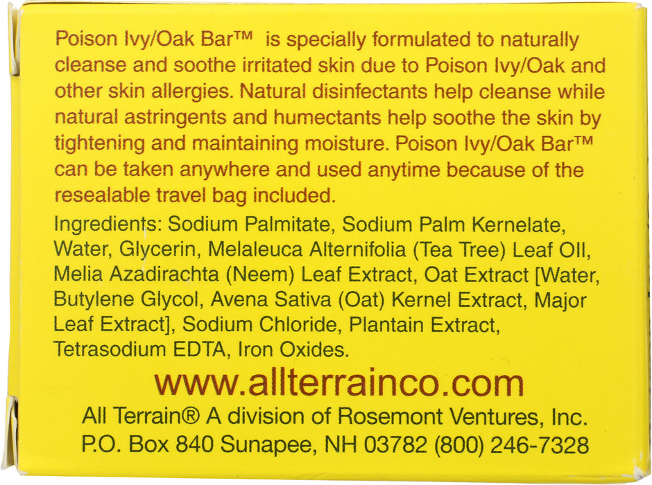 Poison Ivy/Oak Bar Soap, 4 oz