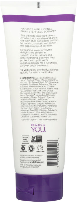 Refreshing Lavender Thyme Body Lotion, 8 floz