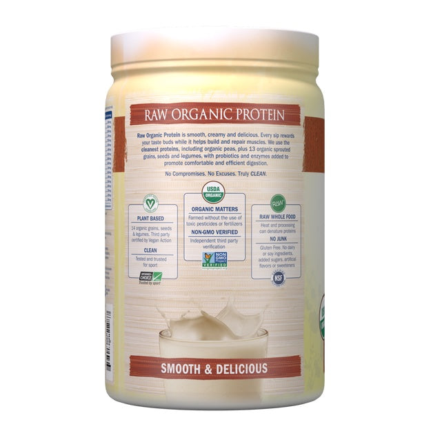 Raw Organic Protein, Vanilla Chai, 580 g