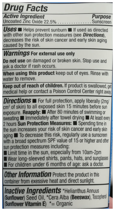 SPF 40 Sports Mineral Sunscreen Clear Cream, Unscented, 2.9 oz