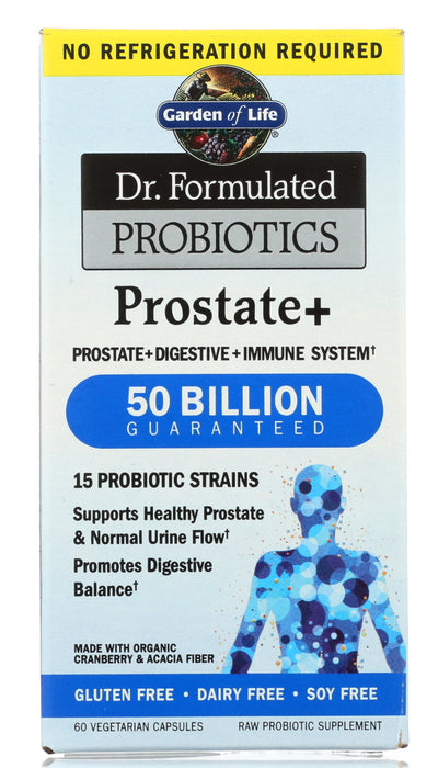 Dr. Formulated Probiotics, Prostate SS, 60 cap