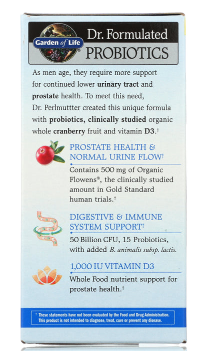 Dr. Formulated Probiotics, Prostate SS, 60 cap