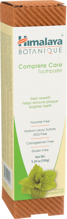 Complete Care Toothpaste, Simply Peppermint, 5.29 oz