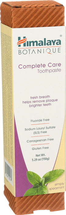 Complete Care Toothpaste, Simply Spearmint, 5.29 oz
