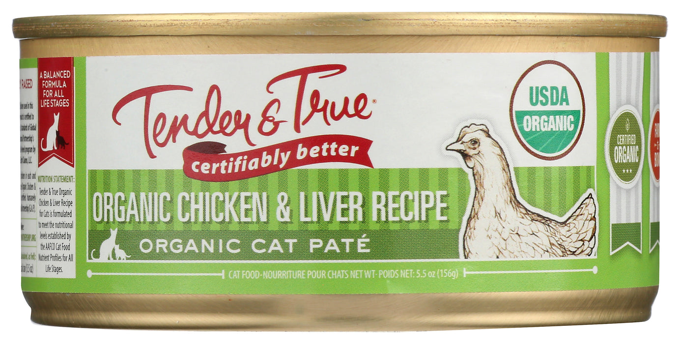 Cat Food, Org Chicken & Liver Recipe, 5.5 oz