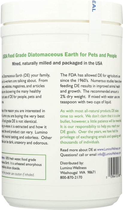 Diatomaceous Earth for Pets & People, Food Grade, 9oz