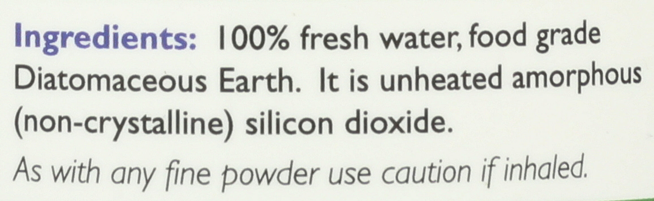 Diatomaceous Earth for Pets & People, Food Grade, 9oz