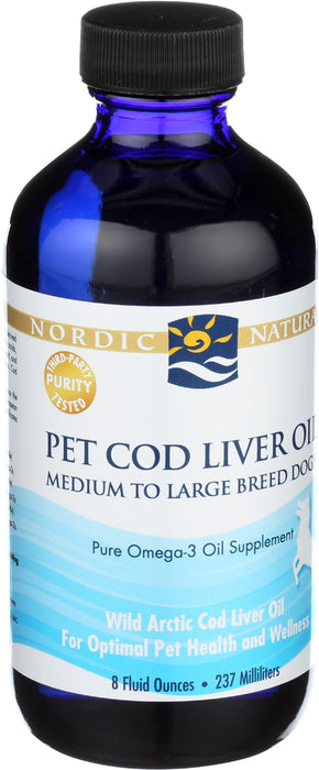 Pet Cod Liver Oil, 8 floz