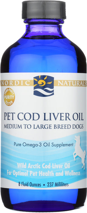 Pet Cod Liver Oil, 8 floz