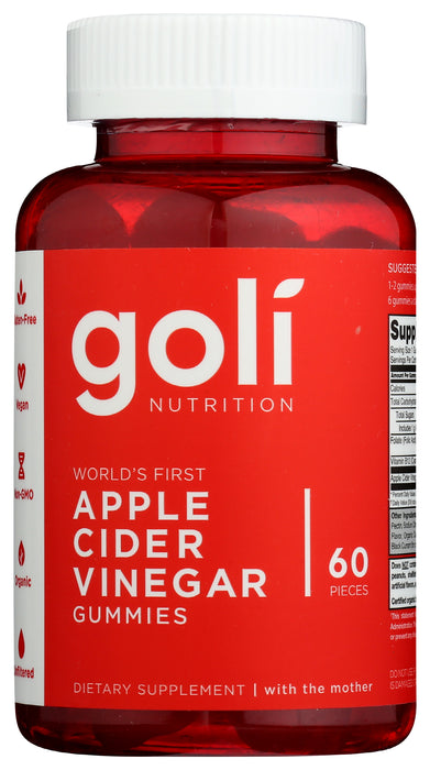 Apple Cider Vinegar, Org, 60 gummy