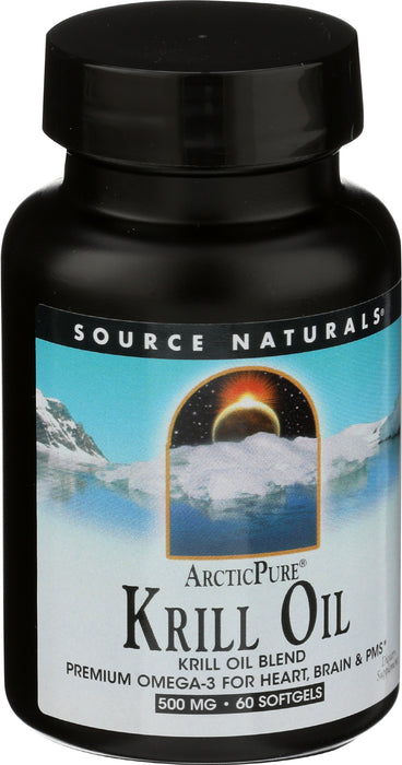 Arctic Pure Krill Oil 500mg, 60sgel