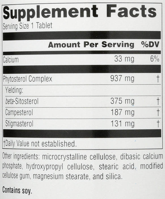 Beta Sitosterol 375mg, 120tab