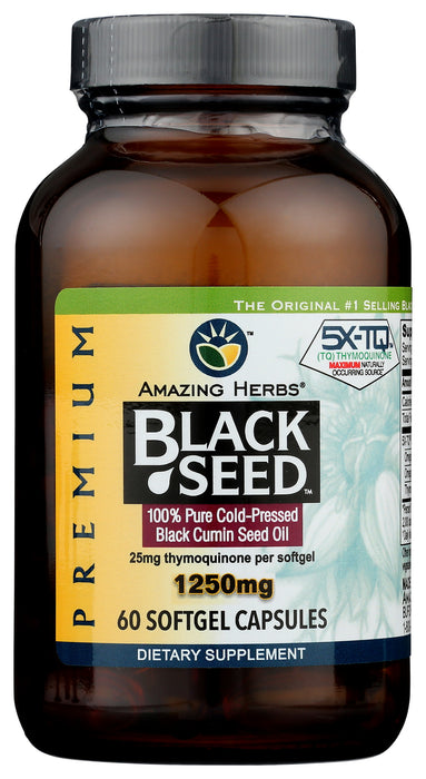 Black Seed Oil 1250mg, 60 sgel