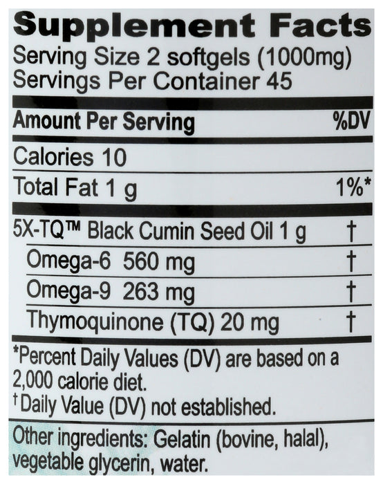 Black Seed Oil 500mg, 90 sgel