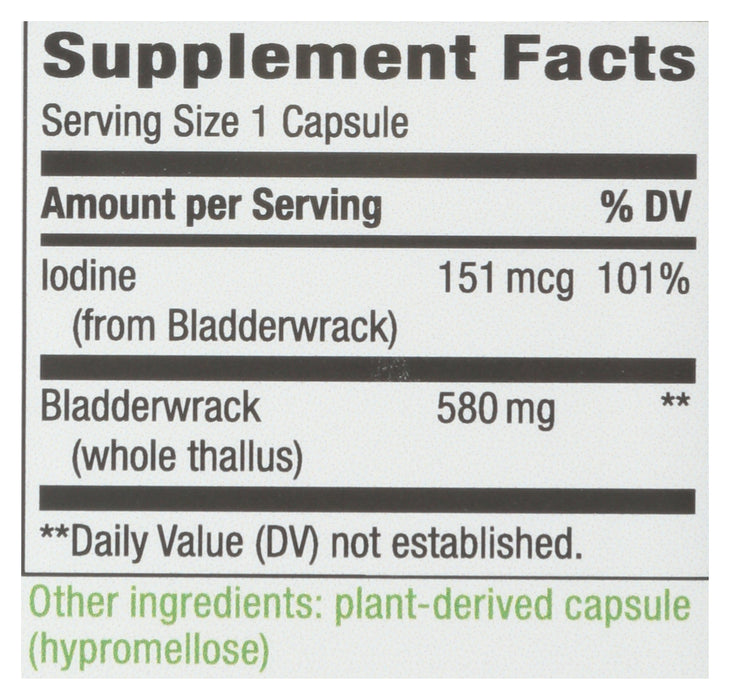 Bladderwrack 580mg, 100 vcap