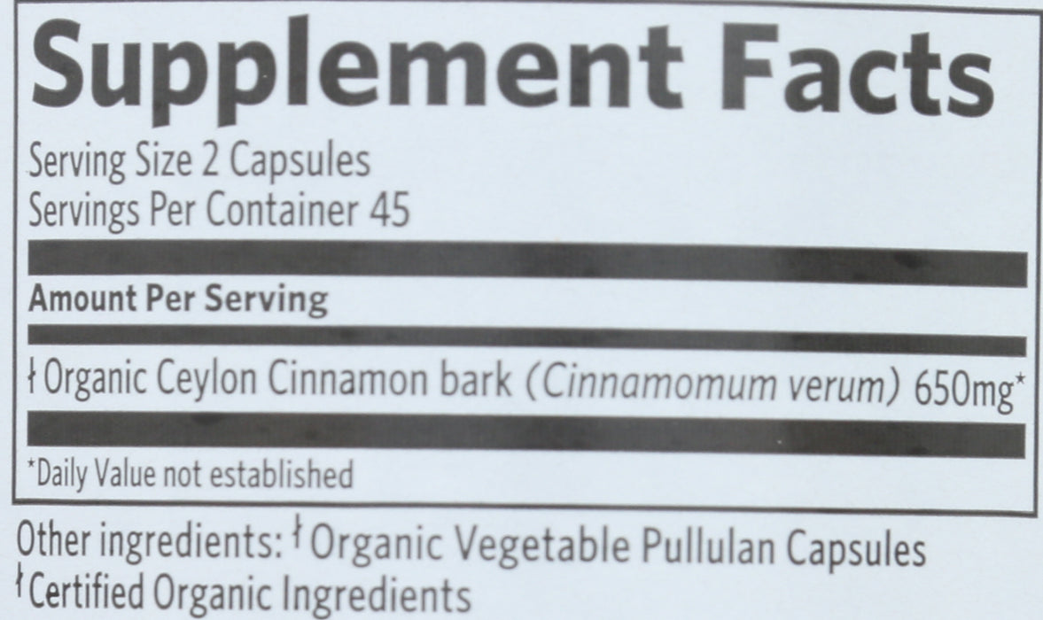 Cinnamon, 90vcap