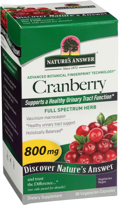 Cranberry Fruit 800mg, 90 vcap