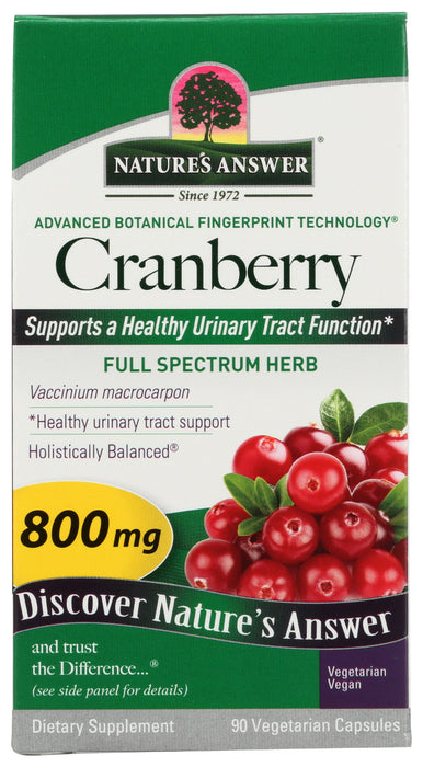 Cranberry Fruit 800mg, 90 vcap