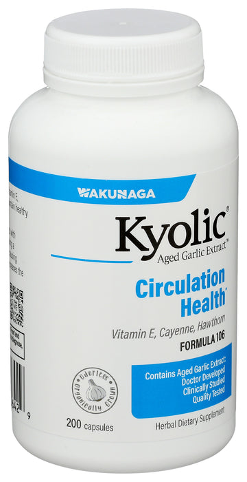 Garlic Extract, Aged, #106, Circulation, 200cap