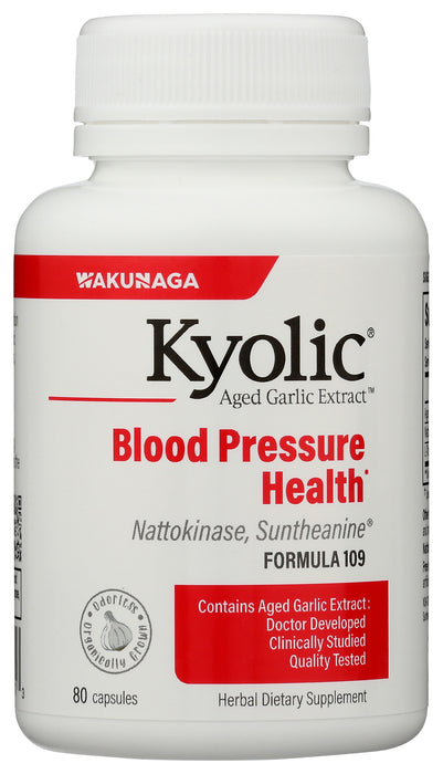 Garlic Extract, Aged, #109, Blood Pressure, 80cap