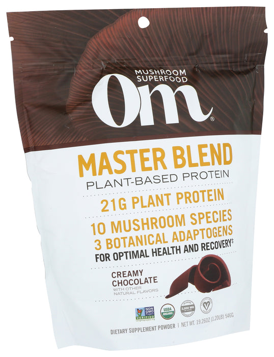 Master Blend Plant-Based Protein Powder, Chocolate, 19.26 oz